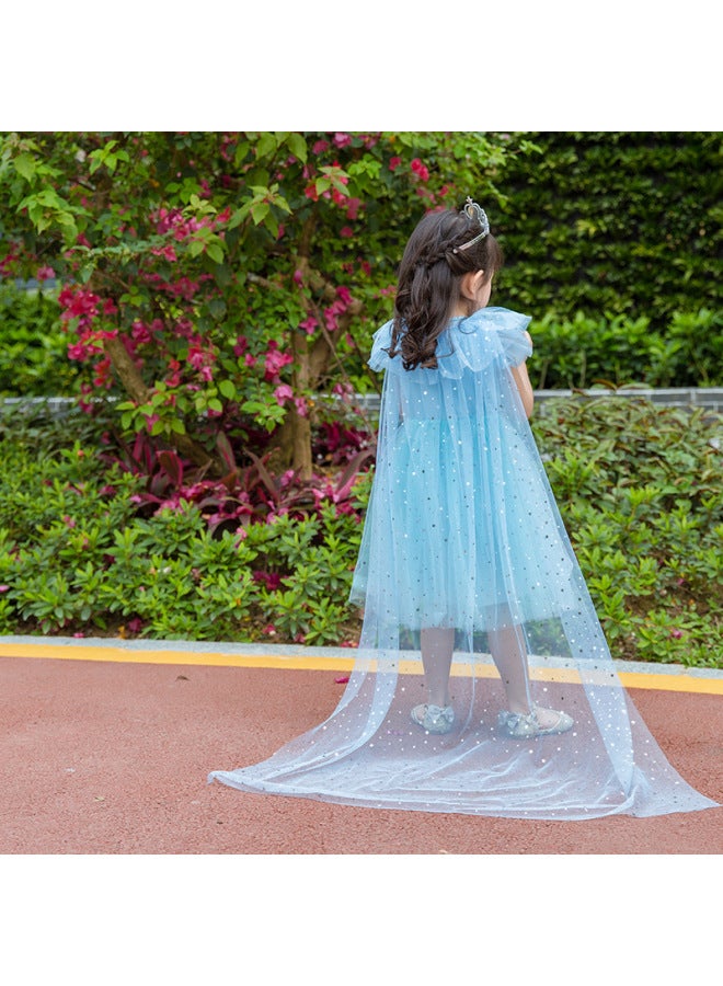 Frozen White Rabbit Hair Mesh elry Cloak Crown Magic Stick Butterfly Fairy Accessories Braid Gift