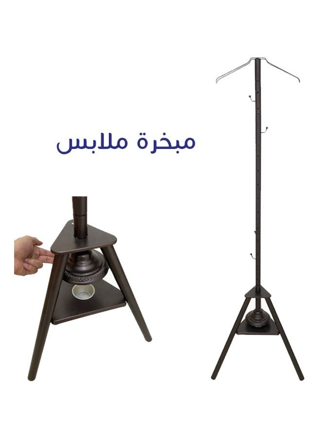 SHEE ONE - Incense burner and hanger with holes for steaming clothes and a multi-use hanger with an elegant 2-in-1 design, height 185 cm - Image 1