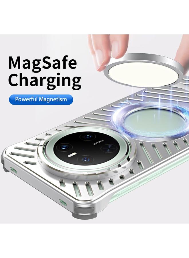 اس-توب جراب لهاتف Huawei Mate 70، جراب هاتف مغناطيسي معدني مبرد من MagSafe - Image 2