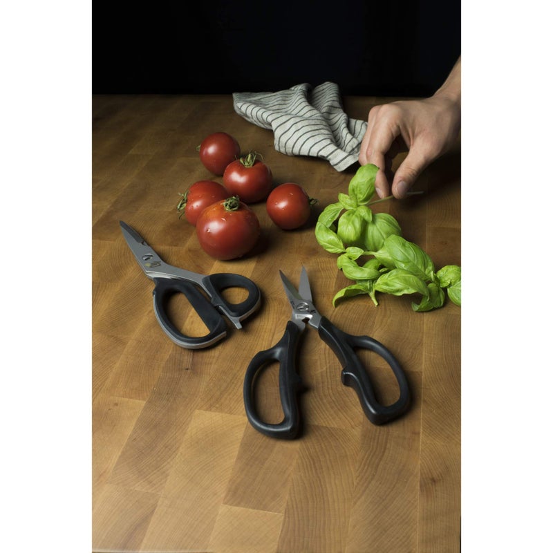 Shun Cutlery 2 Piece Kitchen Shear Set  Stainless Steel Cooking Scissors  Blades Separate For Easy Cleaning  Comfortable  Non-Slip Handle  Kitchen Shears Heavy Duty - Image 2