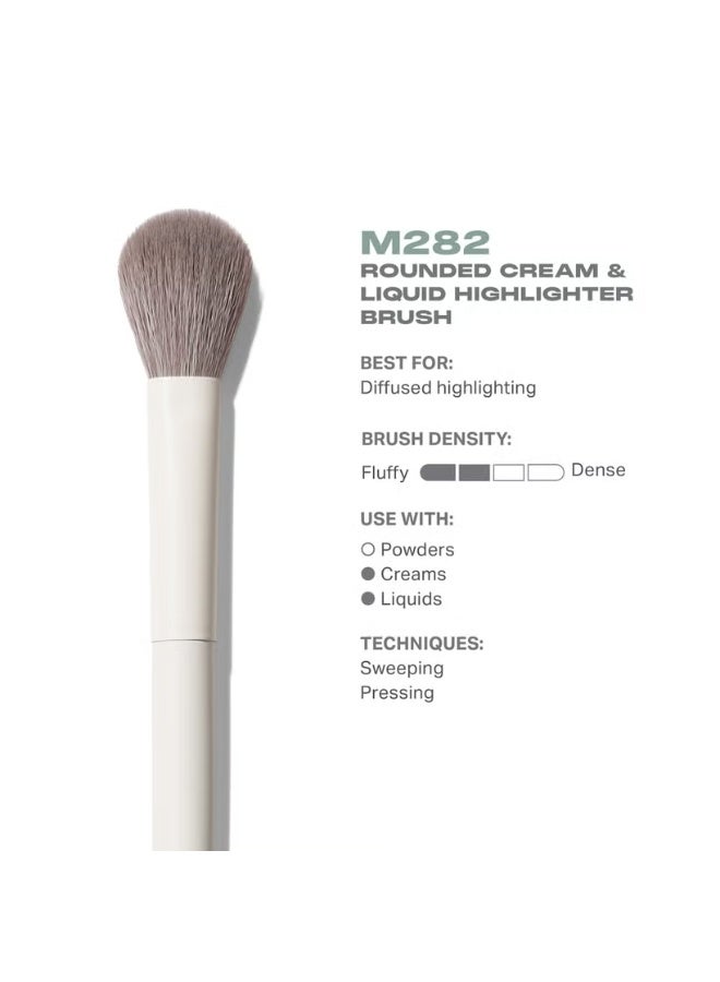 Morphe M282 Rounded Cream & Liquid Highlight Brush - Image 3