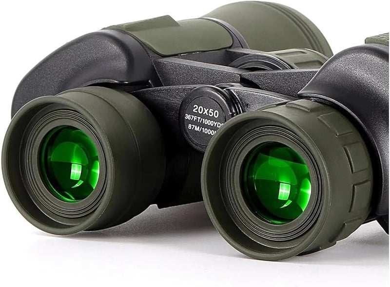 20x50 Green Binoculars For Bird Watching Outdoor Travel Hiking And Low Light Viewing - Image 5