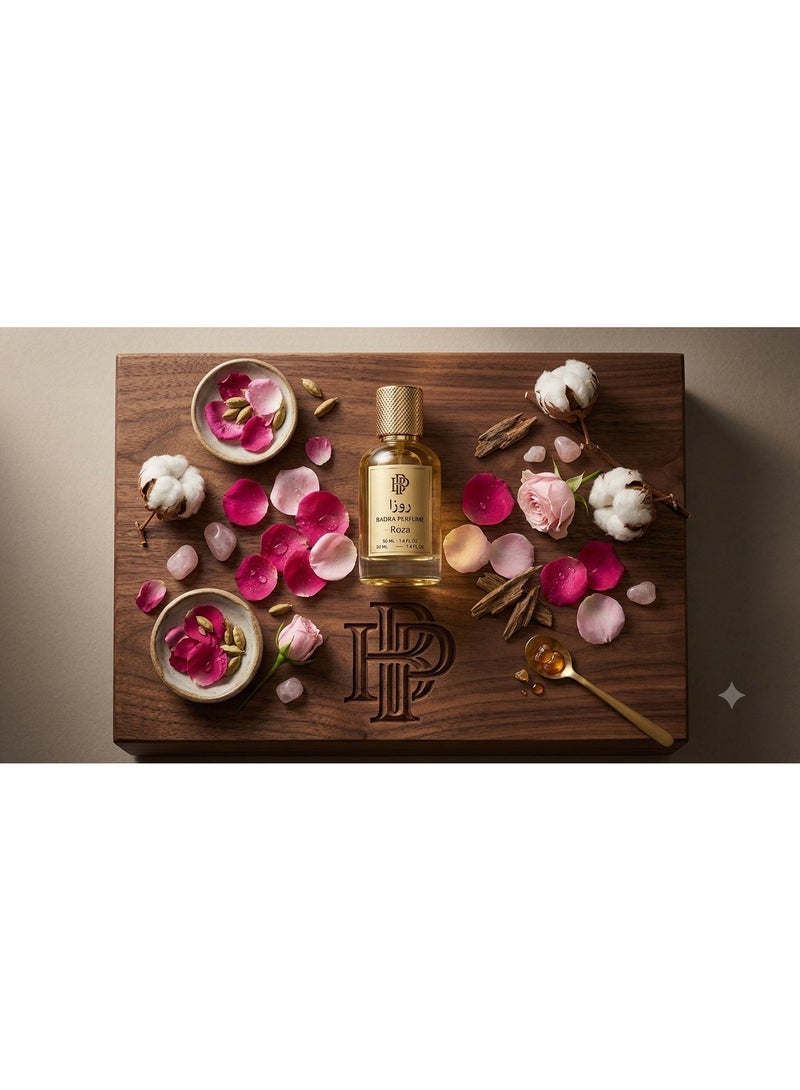  بدرة للعطور عطر بدرة روزا او دو بارفان، برائحة الزهور، 50 مل - Image 4