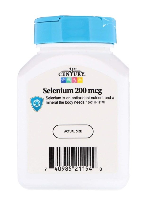 21st Century سيلينيوم، 200 ميكروغرام، 60 كبسولة - Image 4