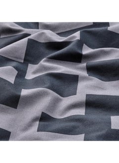 Zaboon Duvet Cover And Pillowcase, Grey/Black Patterned, 150X200/50X80 Cm  - Image 4