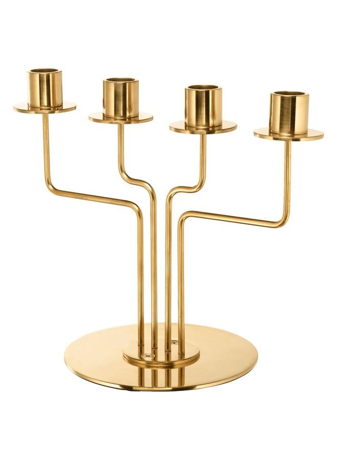 Zaboon Candelabra, Gold-Colour, 22 Cm - Image 1