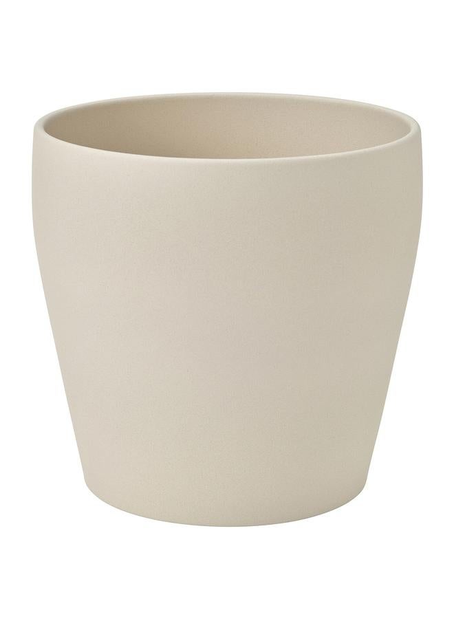 Zaboon Plant Pot, Light Beige, 19 Cm - Image 1