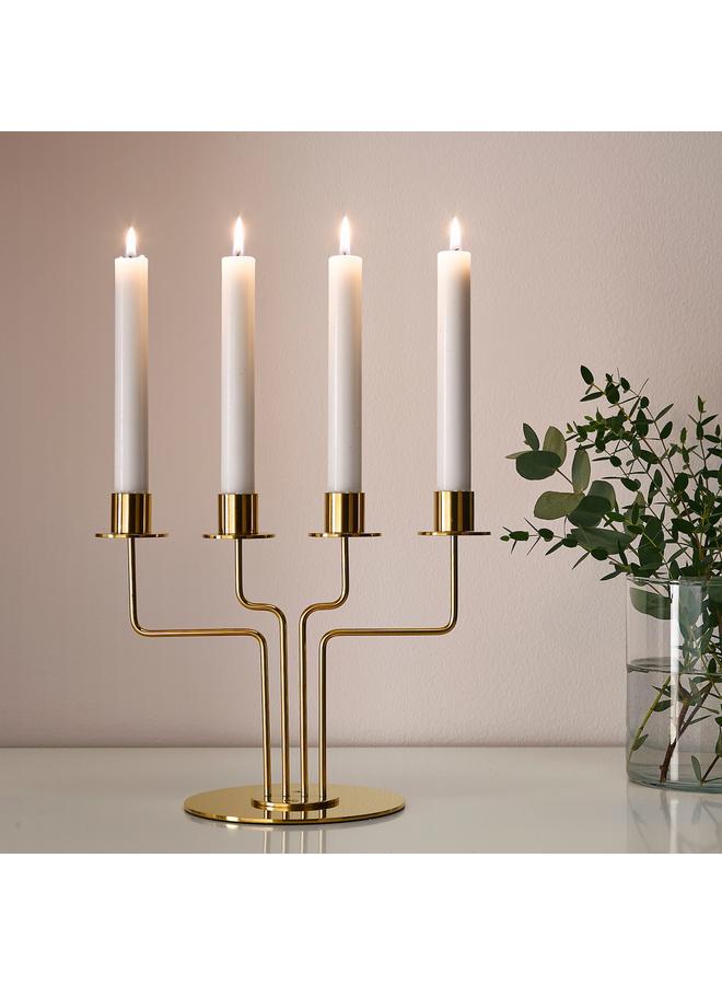 Zaboon Candelabra, Gold-Colour, 22 Cm - Image 2