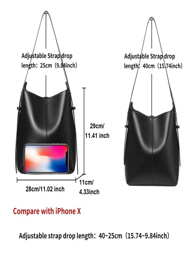 SENDEFN Large Capacity Trendy Bucket Crossbody Bag for Women Ladies Bucket Purses Tote Bag and Handbags Shoulder Bag - Image 4