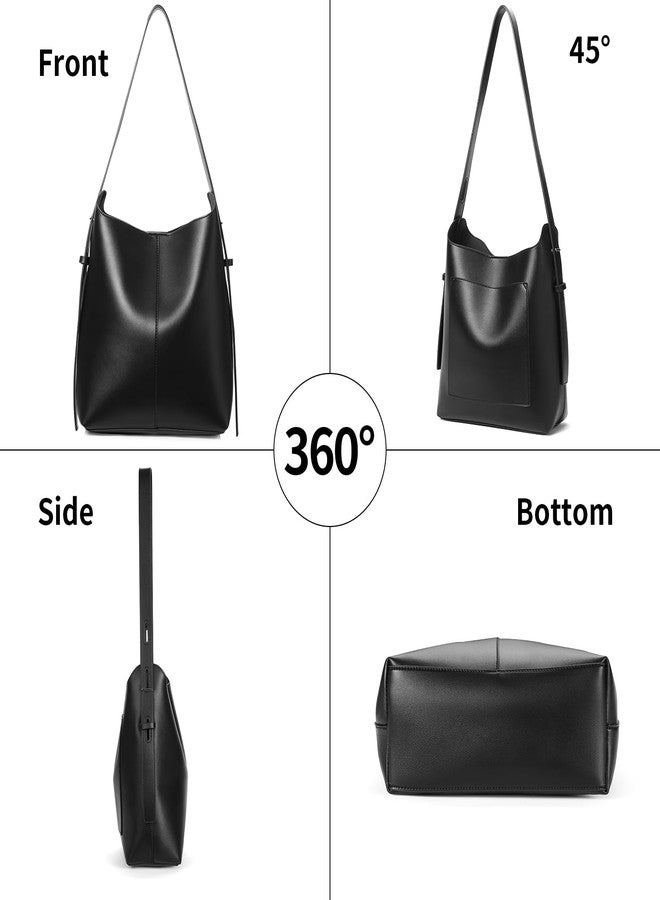 SENDEFN Large Capacity Trendy Bucket Crossbody Bag for Women Ladies Bucket Purses Tote Bag and Handbags Shoulder Bag - Image 5