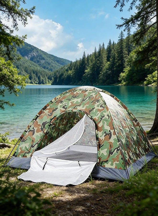 رولستيمي التخييم خيمة 2-3 شخص ، مقاوم للماء الظهر التنزه التخييم خيمة ، المحمولة قبة الخيام ل الشمس المأوى للطي 6.6 قدم - Image 2