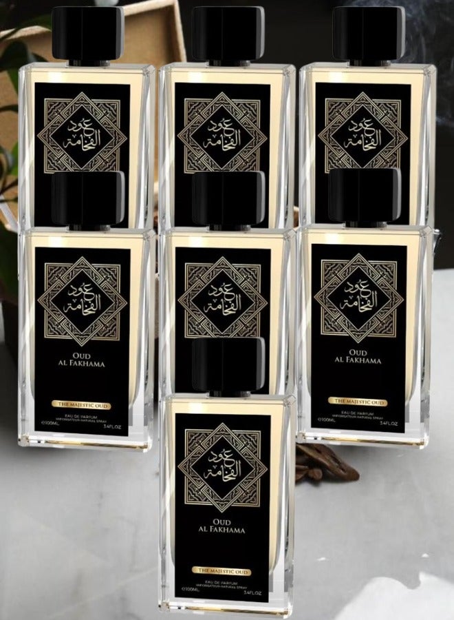 Al Fares 7 Pieces Oud Al Fakhama The Majestic Oud Perfume 100ml EDP - Image 1