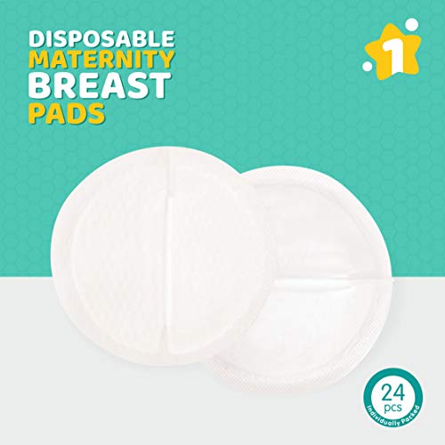 1st Step Honey Comb Lining, Super Absorbent Disposable Breast Pads Nursing Breast pad (48 Pcs Pack) - Image 4
