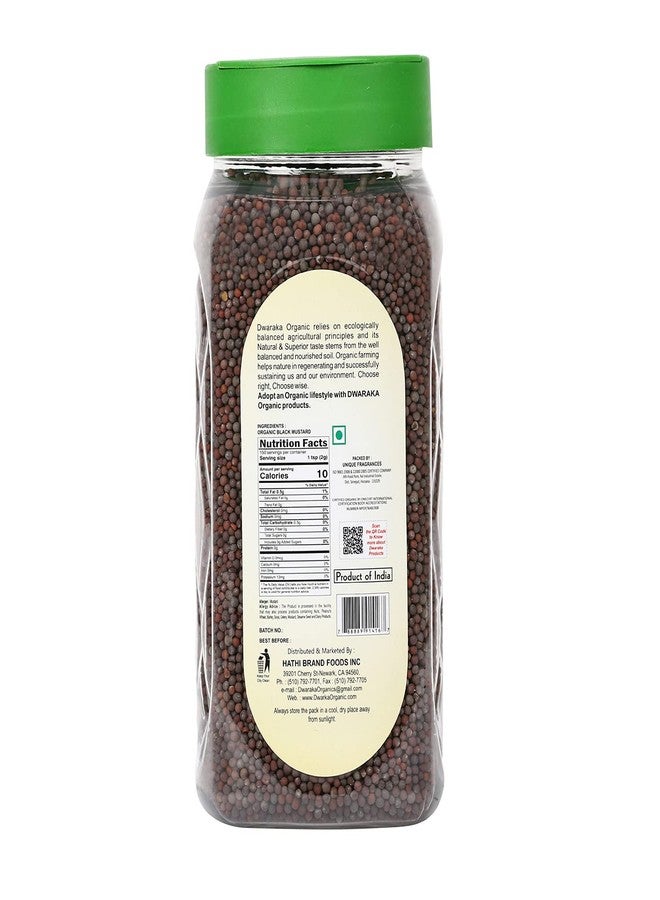 Dwaraka Organic - Black Mustard Seeds, 10.5oz, Healthy, Organic, Non GMO, All Natural - Image 2
