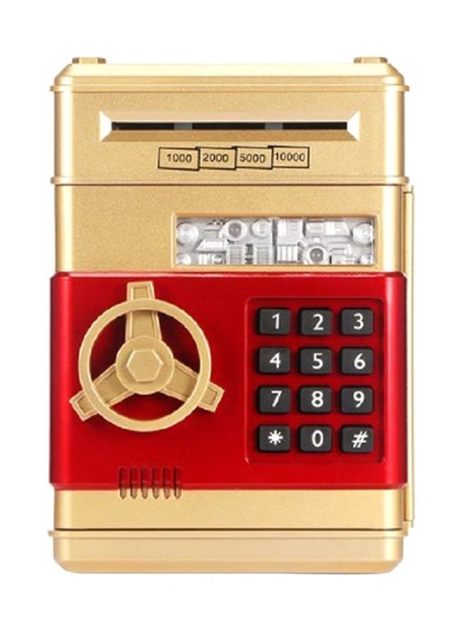 Sharpdo Electronic Password Protected Atm Piggy Bank Durable Sturdy Unique Detailed Design 13x12.5x19.5centimeter - Image 1