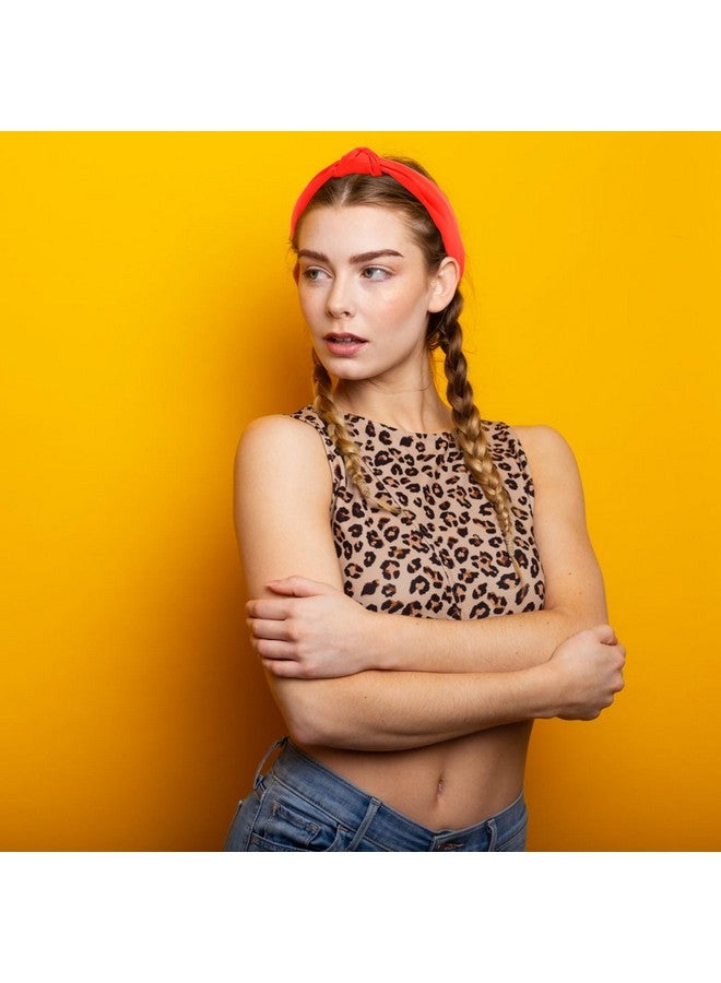 Velscrun 5 Pack Satin Headbands For Women Wide Knotted Headbands Cute Boho Head Bands Silk Headbands Non Slip Hair Band Hair Accessories Womens Sisters Girls Gifts Fashion Headband - Image 3