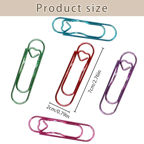hongliang 20 PCS Metal Pen Holder Clips for Notebook - Colorful Planner Pen Holder & Paper Clip Set - Multi-Purpose Pencil Clips for Journal Planner Office School Supplies (5 Colors) - Image 2