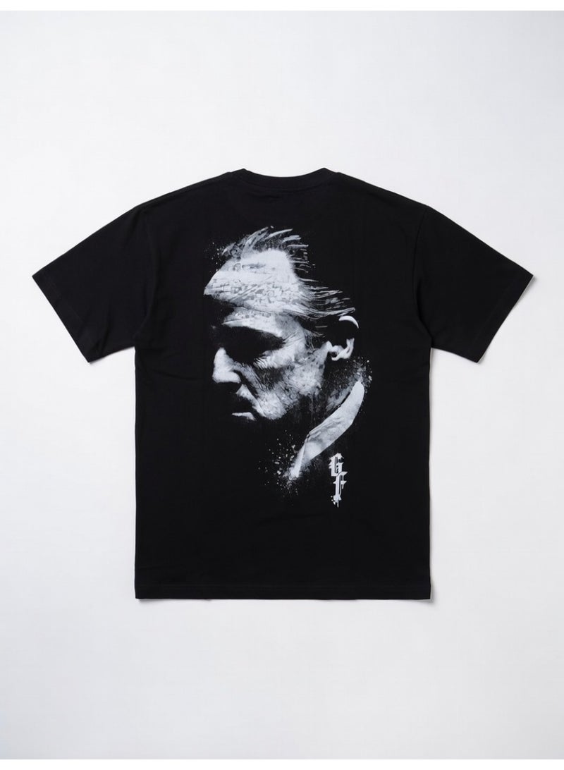 The Godfather تي شيرت رجالي بحجم كبير مع أكتاف منخفضة - Image 3