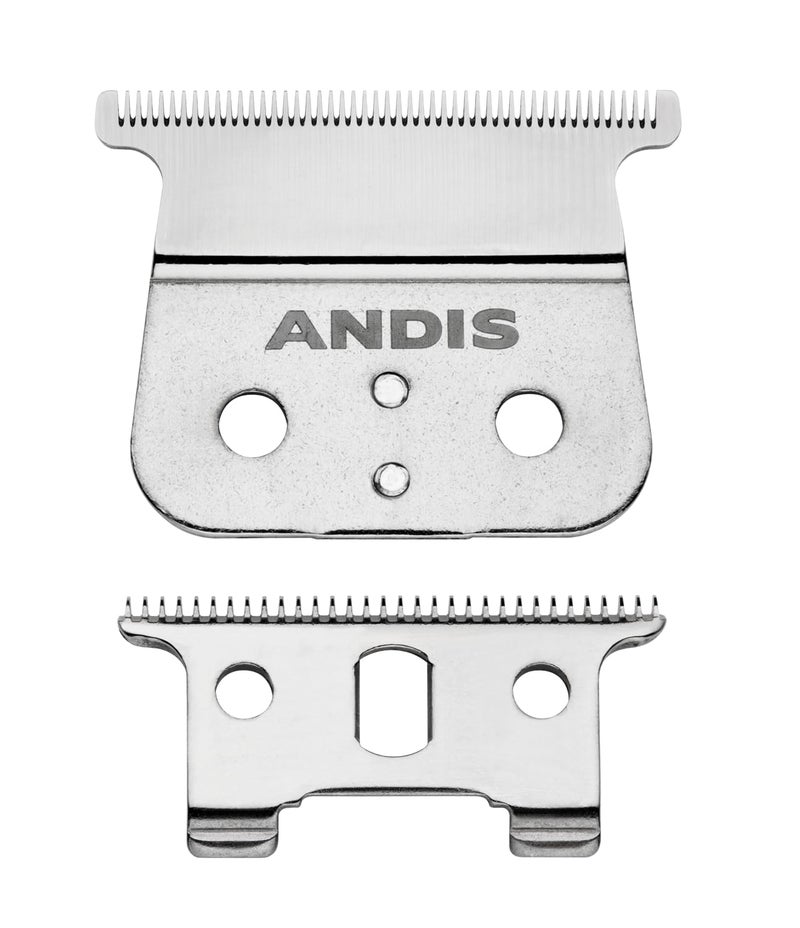 Andis 04850 GTX T-Outliner Stainless Steel Deep Tooth Replacement Blade for Trimmer, Carbon Steel Comfort Edge Blade - Zero Gapped - Polished (Pack of 1) - Image 1