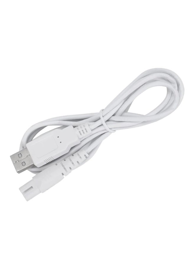 كابل شحن USB بديل أبيض لجهاز غسيل الأسنان المائي - Image 4