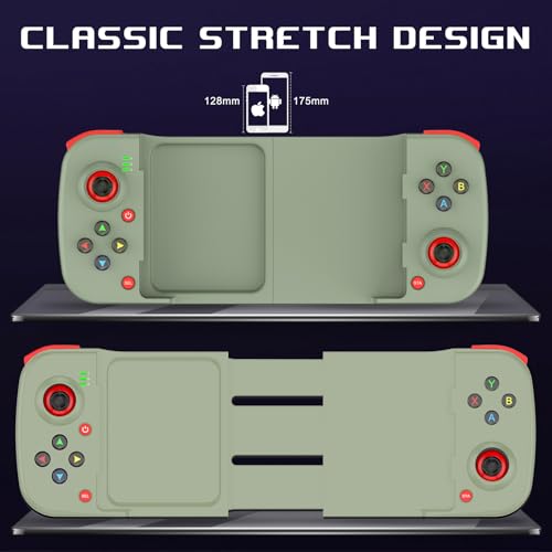 Megadream Mobile Game Controller Gamepad for iPhone iOS Android PC: Works with iPhone 16/15/14/13/12/11, iPad, Samsung Galaxy, TCL, Tablet, Call of Duty, Minecraft - Directly Play (Green) - Image 5