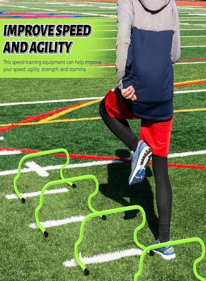 YMD 12 Pcs 9" Speed Training Agility Hurdles for Athletes Training Hurdles Plastic Speed Hurdles (for Adults, Children Pack of 12) - Image 5
