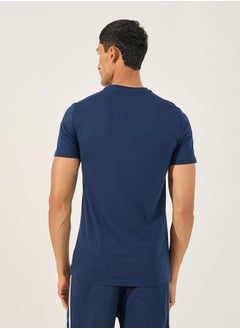 Styli Graphic Print Crew Neck Regular Fit T-Shirt  - Image 4