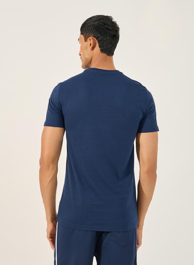 Styli Graphic Print Crew Neck Regular Fit T-Shirt  - Image 4
