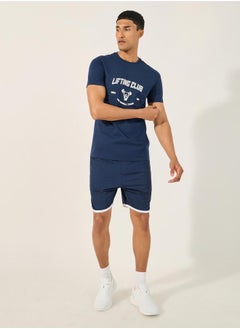 Styli Graphic Print Crew Neck Regular Fit T-Shirt  - Image 2