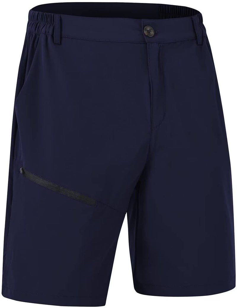 Generic Cross-border Europe and the United States summer new hot-selling mens quick-drying all-match breathable sports fashion outdoor running mountaineering shorts navy blue
