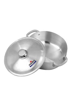 SONEX SONEX Imperial Caldero, 20 cm (2.5 Ltr) – Premium Aluminium Shallow Pot/Dutch Oven, Durable Riveted Handle, Superior Heat Distribution, Dishwasher Safe, Ideal for Rice, Stews, Braises, and Casseroles  - Image 2