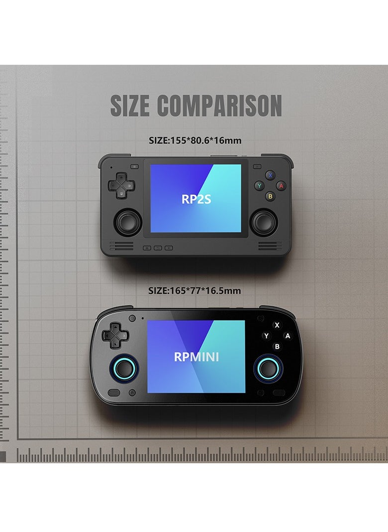 Retroid Pocket - MINI Portable Retro Console Android 6GB 128GB Adreno 650 WiFi Bluetooth 3D illuminated Hall Sticks 3.7 Inch AMOLED Touchscreen Type C OTG Connection 4000mah 27W Fast Charge Built In Official OTA (B - Image 1