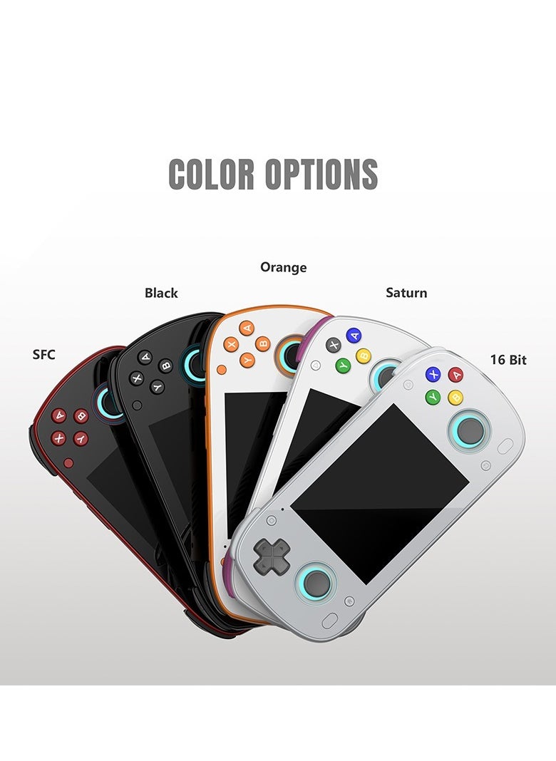 Retroid Pocket MINI Portable Retro Console Android 6GB 128GB Adreno 650 WiFi Bluetooth 3D illuminated Hall Sticks 3.7 Inch AMOLED Touchscreen Type C OTG Connection 4000mah 27W Fast Charge Built In Official OTA (B  - Image 2