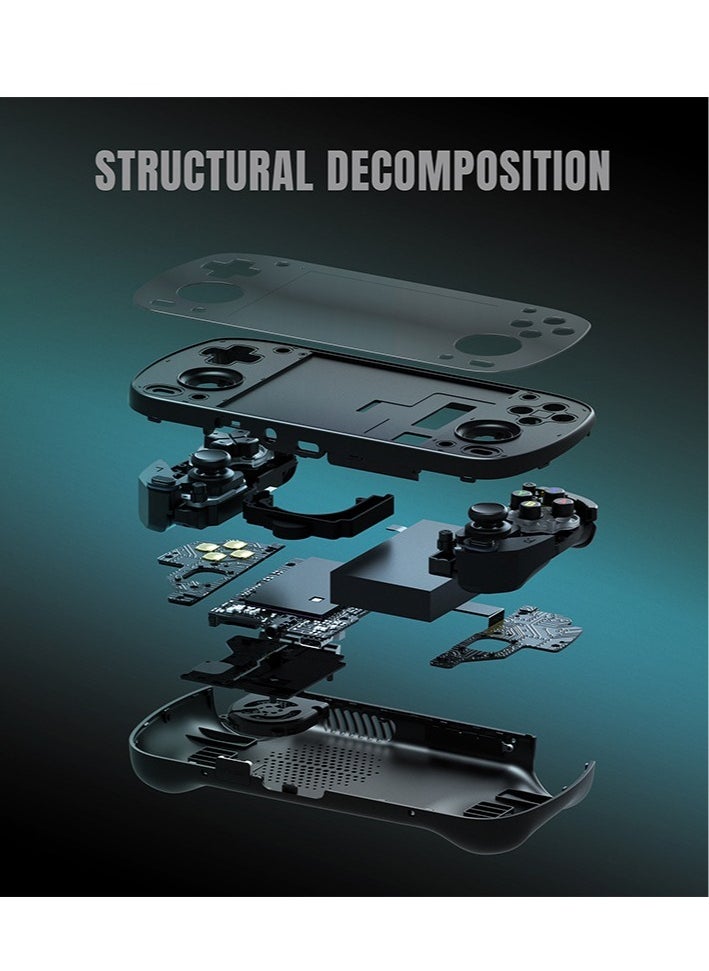 Retroid Pocket - MINI Portable Retro Console Android 6GB 128GB Adreno 650 WiFi Bluetooth 3D illuminated Hall Sticks 3.7 Inch AMOLED Touchscreen Type C OTG Connection 4000mah 27W Fast Charge Built In Official OTA (B - Image 1