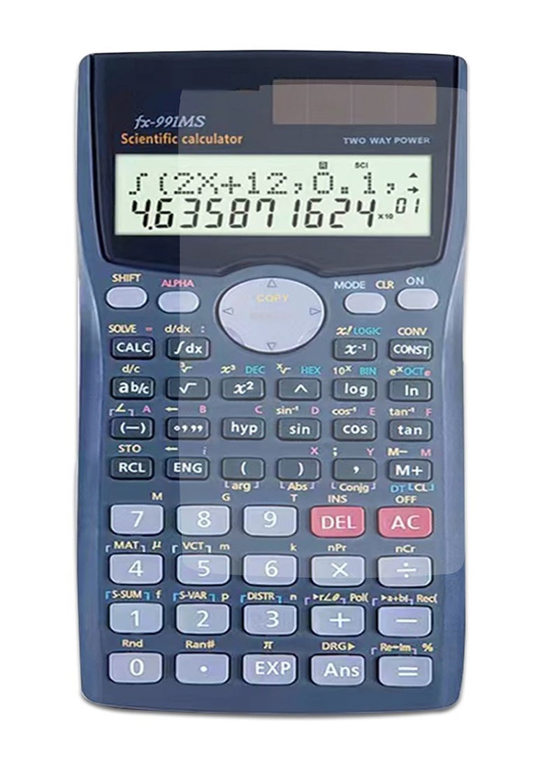 Generic FX-991MS 2nd Edition Scientific Calculator Blue  - Image 1