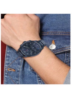 Tommy Hilfiger Plus Men's Qtz Multifunction Stainless Steel and Bracelet Casual Watch-1791853 44MM  - Image 4