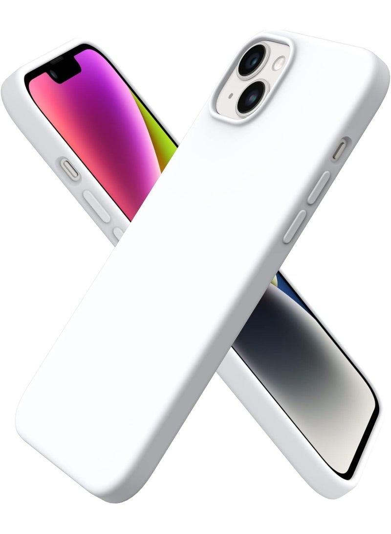 Liquid Silicone Case for iPhone 14 Case 6.1in-White