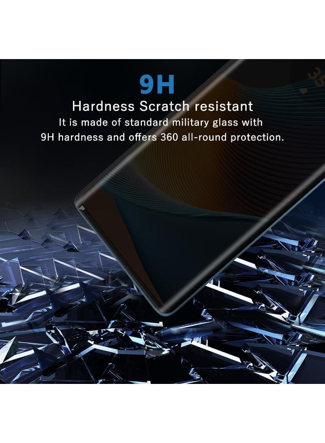 Moto Edge 50 Fusion Anti-Spy Protection Screen 9 Toughened Glass Privacy Protection for Motorola Moto Edge 50 Fusion One-Piece Mobile - Image 3