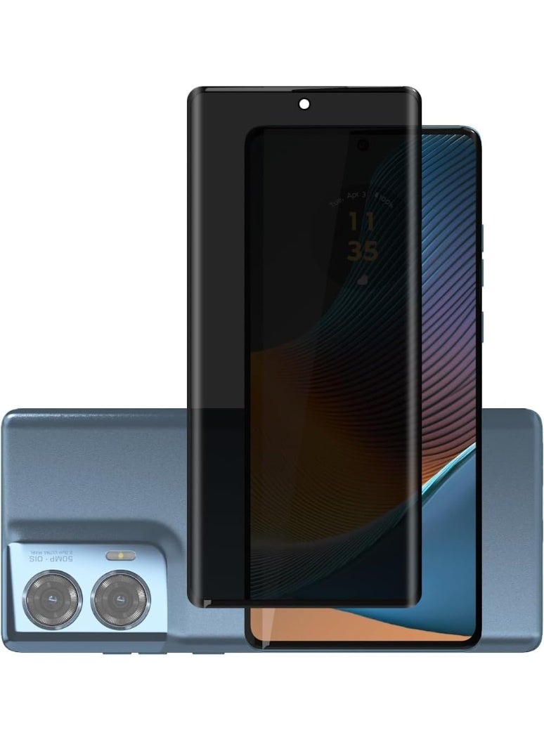 Moto Edge 50 Fusion Anti-Spy Protection Screen 9 Toughened Glass Privacy Protection for Motorola Moto Edge 50 Fusion One-Piece Mobile - Image 1