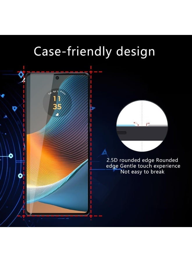 Moto Edge 50 Fusion Anti-Spy Protection Screen 9 Toughened Glass Privacy Protection for Motorola Moto Edge 50 Fusion One-Piece Mobile - Image 5