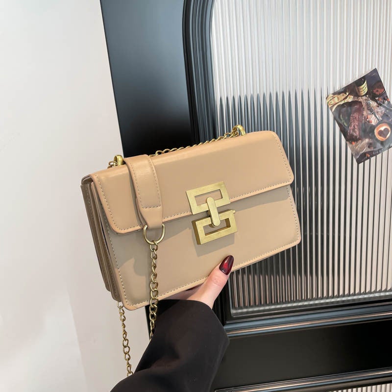 This Year'S Popular Chain Small Bag Women'S All-Match Texture Portable Small Square Bag Explosive Messenger Bag - Image 2