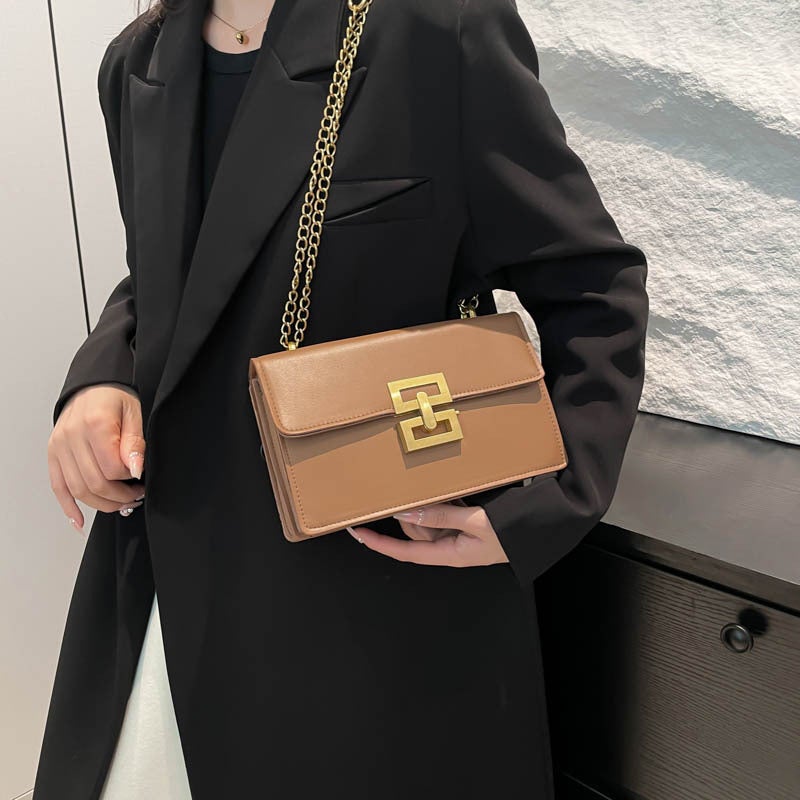 This Year'S Popular Chain Small Bag Women'S All-Match Texture Portable Small Square Bag Explosive Messenger Bag - Image 5