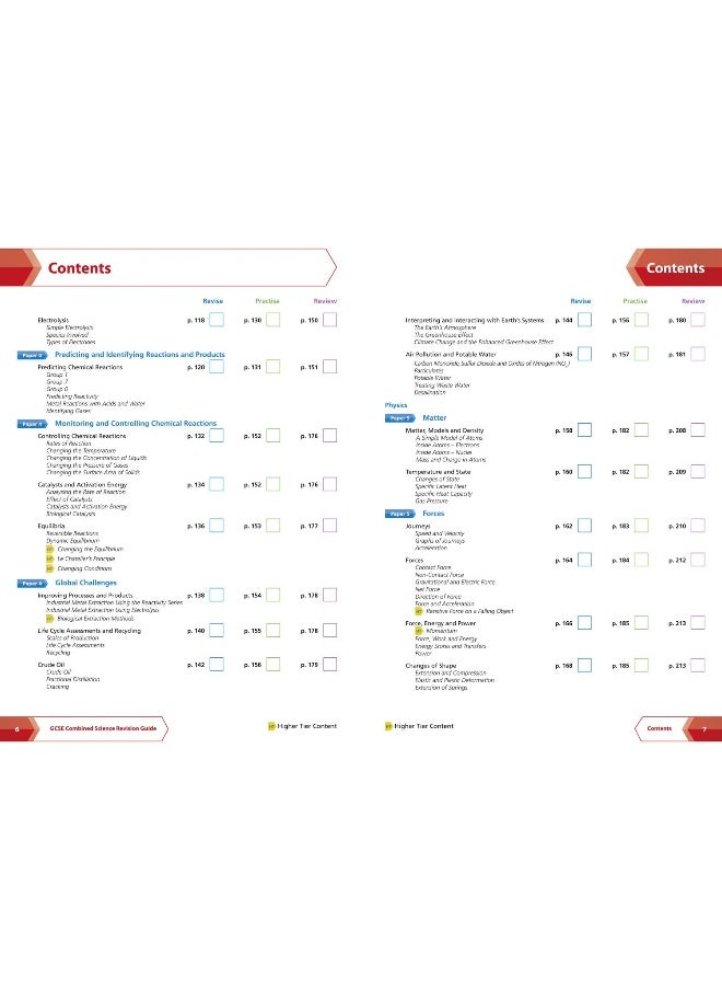 Collins OCR GCSE Revision Combined Science: Higher: OCR Gateway Gcse: All-In-One Revision & Practice  - Image 4
