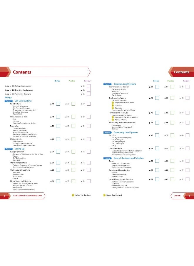 Collins OCR GCSE Revision Combined Science: Higher: OCR Gateway Gcse: All-In-One Revision & Practice  - Image 2