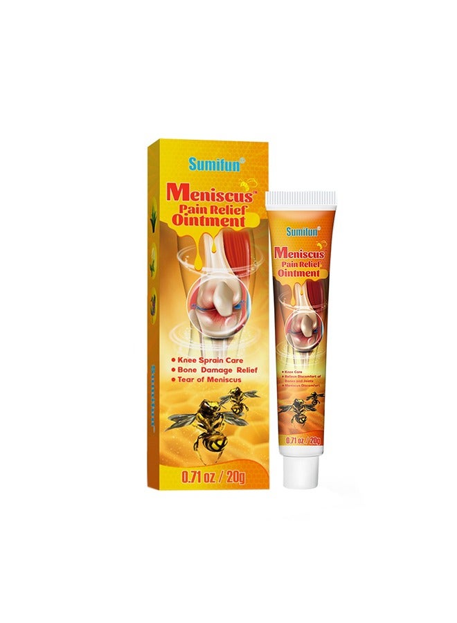 Sumifun Meniscus Pain Relief Ointment - Relieve pain in neck, shoulders, back, hips, joints, muscles, knees and feet  - Image 1
