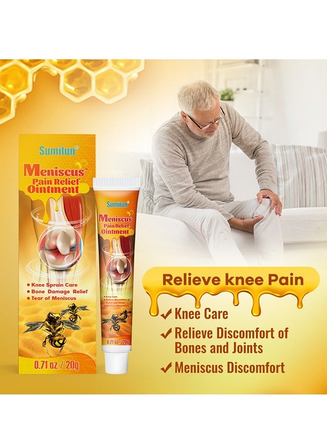 Sumifun Meniscus Pain Relief Ointment - Relieve pain in neck, shoulders, back, hips, joints, muscles, knees and feet  - Image 4