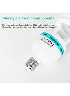 General Tricolor Photography Bulb 5500K Semi-spiral E27 Lamp Tube Softbox Studio Fill Light Supply-Light Source Color:150W  - Image 4