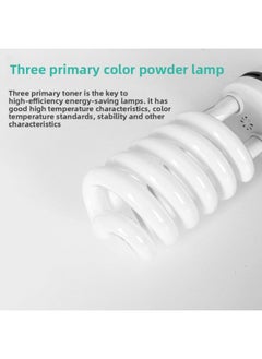 General Tricolor Photography Bulb 5500K Semi-spiral E27 Lamp Tube Softbox Studio Fill Light Supply-Light Source Color:150W  - Image 3