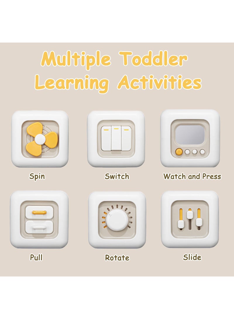 عام Busy Cube Toys for 1 Year Old Boy, Montessori Toys for 1+ Year Old, Travel Sensory Toys for Toddlers 1-3, Learning Fine Motor Skills| 1st Birthday Gifts Boy 12 Months + - Image 3