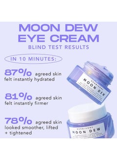 HERBIVORE Moon Dew 1% Bakuchiol + Peptides Retinol Alternative Anti Aging Eye Cream Reduces Fine Lines Wrinkles & Puffiness Plantbased Vegan Crueltyfree 15Ml / 0.5 Oz  - Image 3